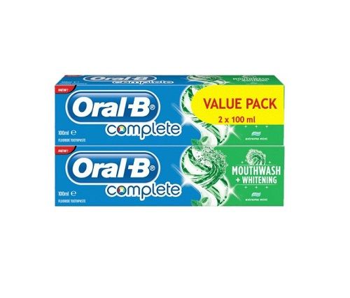 oral b complete fresh toothpaste