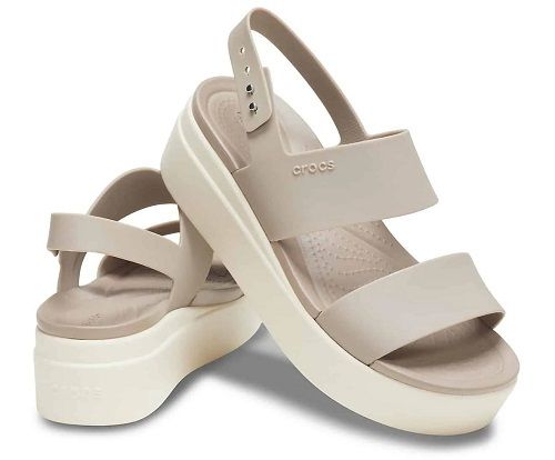 Brooklyn low wedge crocs Clearance